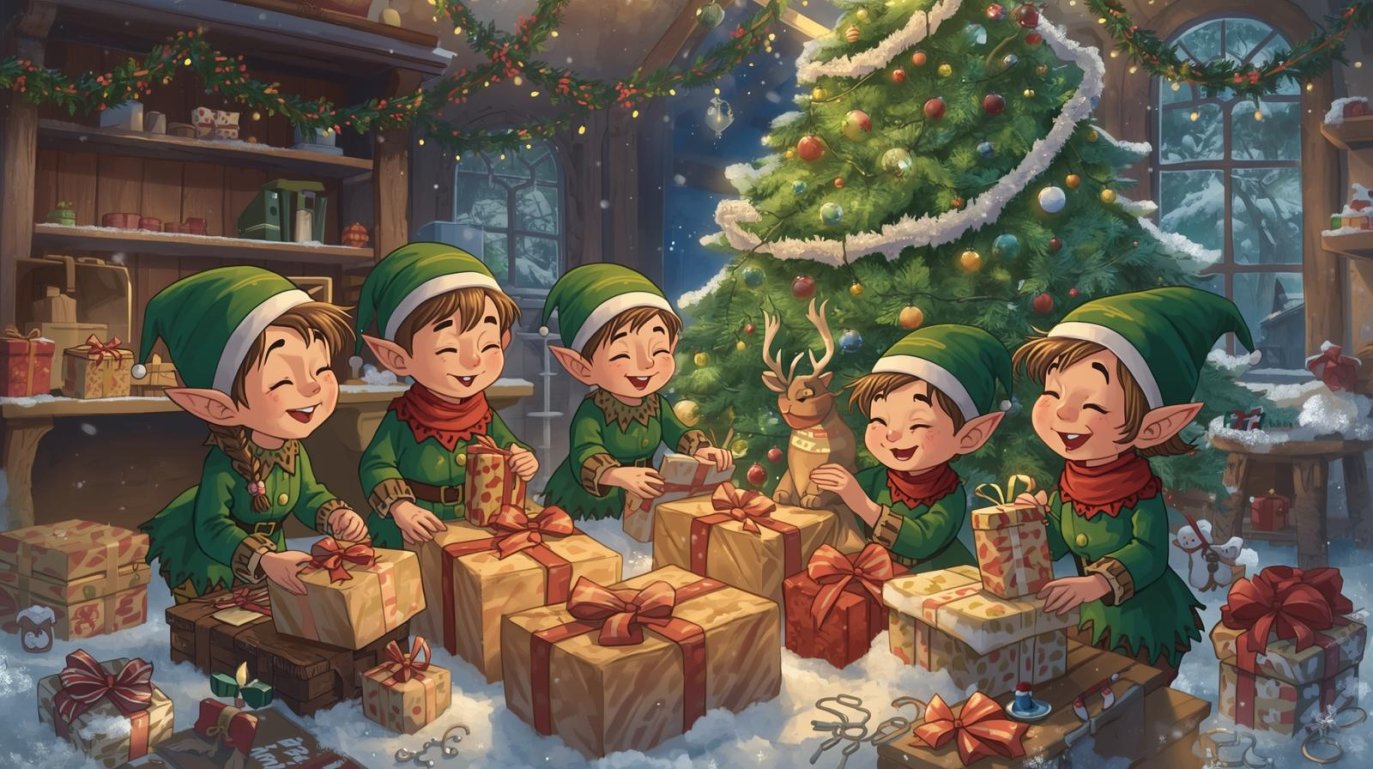 Visite des Lutins de Noël !!