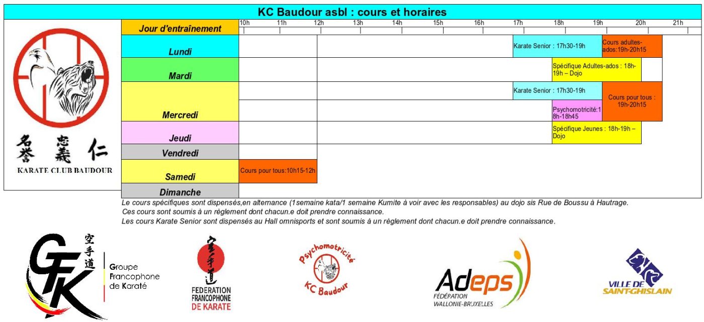 Horaires